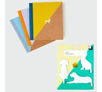 Suck UK Dog Wall Hooks & Pocket Notebooks Set - Home & Stationery Bundle Suck UK Multicolor