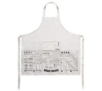 Suck UK - Baking Apron | Cooking Guide Kitchen Apron | Chef Aprons | Cotton Cooking Aprons | Full Length | 100% Unbleached Cotton Canvas | Machine Washable | Unisex