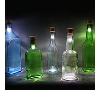 Suck UK Bottle Light Single USB Bottle Lights with Cork Rechargeable Bottle Lamp Kit & Battery Operated Lights for Bottles and Jars LED Light Table Decorations Centrepiece Battery Lights