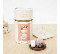 SUCK UK Calm Club Healing Stones - Love Wellbeing Gift Set Rose