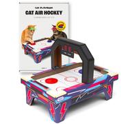 Suck UK Cat Air Hockey | Cardboard Air Hockey Table | Two Player Arcade Game Cat Toy | Dual Entertainment | Retro Hockey Toy for Indoor Cats | Viral Cats Video Game | Interactive Play