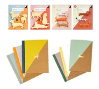 Suck Uk Cats Cat & Dog Erasers, Sticky Notes & Notebooks Set