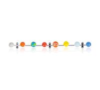 Suck UK Coat Hooks | Kids Coat Rack | Solar System Coats Hook | Wall Mounted Metal Hanging Rack | Space Themed Coats Hanger | Decorative Wall Hooks | Wooden Planet Hook | Bedroom Nursery Decor