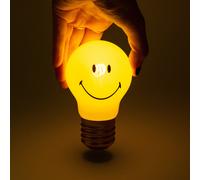 Suck UK Cordless Smiley Rechargeable Lightbulb