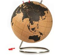 Suck UK Large Original Desktop Cork Globe | Push Pins Included | Educational World MAP | Travel Accessories | Adventure & Memories Display | Large | 30cm