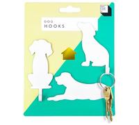 Suck UK Dog Hooks | Dog Keyholders | Novelty Gift for Pet Lovers | Decorative Metal Hangers for Keys Leashes Towels Pet Collars & Small Items | Multi Use Home Decor & Wall Hook Key Holder Organizer