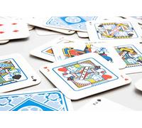 Suck UK Drink Mats Playing Cards White/Blue 9x9x0.1 cm