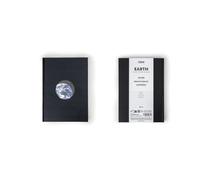 Suck UK Earth Notebook | A6 Notebooks | Hardback Journal | Pocket Notebook | Journals For Women | Recycled Paper | Blank Notebook | Earth Cut Out Cover | Grid Lined Pages Notepad | Space Themed