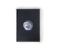Suck UK Earth Notebook | A6 Notebooks | Hardback Journal | Pocket Notebook | Journals for Women | Recycled Paper | Blank Notebook | Earth Cut Out Cover | Grid Lined Pages Notepad | Space Themed
