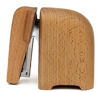 Suck UK - Elephant Stapler Elephant Gifts & Desk Accessories for Animal Lovers Unforgettable Office Desk Stationery Wooden Ornament Practical & Decorative Home Accessories Large