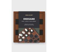 Suck UK Endgame Wooden Mini Chess Set - Compact Strategy Game Suck UK Multicolor