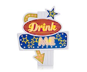 SUCK UK Flashing Bottle Topper Decoration, Multicoloured, 10 x 8.7 x 1.5 cm