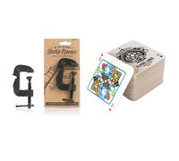 Suck UK G-Clamp Bottle Opener & Playing Card Drink Mats