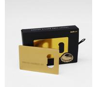 Suck UK Credit Card Bottle Opener | Beer Bottle Opener | Stocking Stuffers | Gag Gifts | Bar Tool | Novelty Gifts for Men | Ultra Thin Metal | Pocket Wallet Size | Travel Accessories | Gold Finish