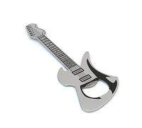 Suck UK | Bottle Opener Guitar | Bar Blade & Beer Opener | Guitar Shaped Bar Accessories for Home Pub | Bottle Openers Novelty | Rock n Roll Music Gifts & Kitchen Gadgets | Beer Openers | Steel
