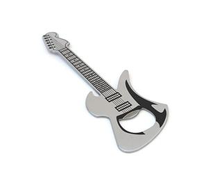 Suck UK Guitar Bottle Opener - Heavy Duty Stainless Steel Flat Bar Blade | Beer Cap Remover | Pub & Home Bar Accessory | Pocket Size Kitchen Gadgets | Novelty Gift for Men & Music Lovers | Rock n Roll