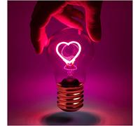 Suck UK Cordless Heart Rechargeable Lightbulb
