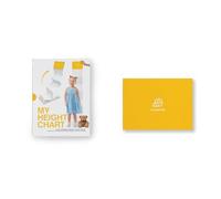 Suck UK Height Chart for Kids | Fold Out Growth Chart | Funny Kids Folded Book Charts | Childrens Measuring Charts with Self Portrait & Draw Box | Nursery Decor & Bedroom Accessories | Baby Gifts