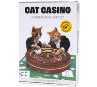 Suck UK - Interactive Cat Toys for Indoor Cats | Moving Spinning Cat Toy | Fun Cats Ball and Puzzle | Gifts for Kittens | Accessories Indoor Play | Stimulant Toy | Exercise Wheel Casino Roulette