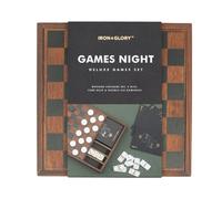 Suck UK Iron & Glory Wooden Games Night