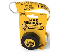 Suck UK | Fact Filled Tape Measure | 3m Double Sided Tape | Novelty Gifts For Boys & Boys Birthday Gifts | Measuring Tapes For Stocking Fillers Kids | Retractable Measure | Fun Measurement