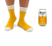 Suck Uk Lager Socks In A Tin - Yellow