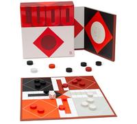 Suck UK Ludo Board Game | Travel Games | Ludo Board Game For Adults | Classic Strategy Games for Family Night | 2 or 4 Players Folding Board & Wooden Pieces | Brain Teaser Puzzle | Portable Gift Box