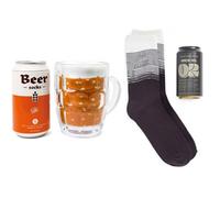 Suck UK Mens Socks In A Can & Men's Craft Beer Socks Suck UK Multicolor One Size
