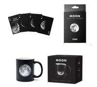 Suck UK Moon Playing Cards & Colour Changing Ceramic Mug Set Suck UK Multicolor