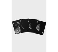 Suck UK Moon Playing Cards - Space Inspired Apollo Astronaut Deck in Black Suck UK Black