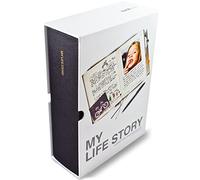 Suck UK My Life Story Journal | 100 Year Diary Journal Notebook | Create Your Own Baby Book Diary & Christening| Personalised Scrapbook & Engagement Gifts | Blank Memory Book,Black,16x22x6.8 cm