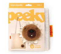 Suck UK Peeky Capybara Canvas Tote Bag with Plush Capybara Head | 12 oz Natural Cotton Reusable Shopping Bag | Novelty Gift for Animal Lovers