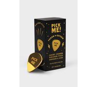 Suck UK Pick Me Gold Plectrum Lucky Charm in Gift Box Suck UK Gold