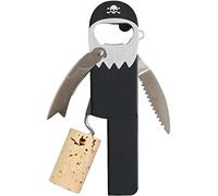 Suck UK | Pirate Bottle Opener | Corkscrew Bottle Opener & Wine Foil Cutter | Quirky Home Accessories | Cool Gift Him | Novelty Gifts for Men | Funny Beer Gift & Beer Gifts for Men