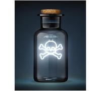 Suck UK Poison Potion Skull Bottle Lamp | Gothic Home Decor & Gifts | Neon Light in Bottle | Halloween Lights