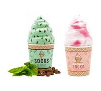 Suck UK Raspberry Ripple & Mint Ice Cream Socks