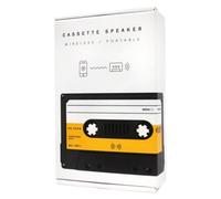 Suck UK Retro Design Cassette Tape Bluetooth Speaker, Multi