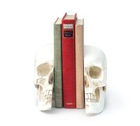 Suck UK | Skull Book Ends | Gothic Book Ends For Shelves & Book Storage | Gothic Home Decor Goth Ornaments | Bookshelf Decor | Gifts For Women | Bookends Shelves | Skull Gifts Women