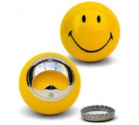 Suck UK Smiley Ball Bottle Opener | Comfortable Grip Stainless Steel Insert Easy Open for Beer Soda | Unique Outdoor or Indoor Home Bar Accessories | Fun Novelty Gift for Dads & All Drinkers