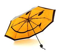 Suck Uk | Smiley Face Folding Umbrella | Color Flip Yellow Umbrella | Smiley Face Decor Smile Emoticon Decorations | Smile Emoticon Gifts | Yellow Travel Umbrella | Travel Umbrellas For Rain Windproof