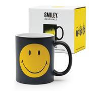 Suck UK Smiley Heat Changing Mug | Colour Changing Mug | Large Mugs for Men | Dad Day Gifts | Coffee Gifts | Mens Tea Cup | Novelty Mugs | Stocking Fillers for Men | Office Gift | Heat Sensitive