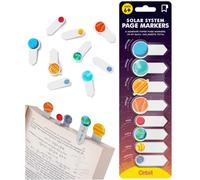 SUCK UK Solar System Page Markers | 400 Self-Adhesive Sticky Tabs in 8 Planet Designs | Space Stationery for Books, Studying & Research