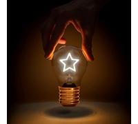 Suck UK Cordless Star Rechargeable Lightbulb
