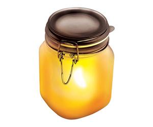 Suck UK - Sun Jar Solar Light Garden Lights Solar Powered Waterproof Rechargeable Lights Indoor & LED Mason Jar Party Gardening Gifts Or Garden Gifts Outdoor Yellow