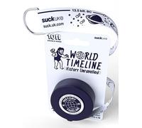 Suck UK World History Tape Measure | History Teacher Gifts | World Timeline Tape Measure | 3m Double Sided Measuring Tool with Historical Facts | Auto Locking | Gifts for Historians | Kids DIY Tools