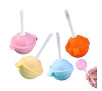 Sucker Molds Hard Candy, Gummy Mould, Non-Stick Silicone Reusable Easy Release Mold Tool for Making Lollipops Chocolate Candy Jellies