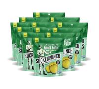 SuckerPunch Pickles in a Pouch, Gluten Free, Kosher, Sugar Free, Low Calorie, Keto, Vegan, Non-GMO, Ready to Eat, On-the-Go, 3.4 Oz Single Serve Pouches (Bread & Butter)