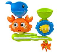 Sucking Bath Toy for Kids: 8 Inch ABS Cute Water Spinner, Interactive Shower Wall Game | Bathtub, Pool, At The Beach, Summer Fun, B