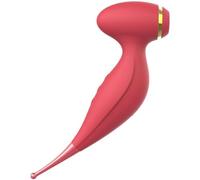 Sucking G-Spot Vibrator, USB Rechargeable Vaginal Nipple Stimulator, with 7 Suction Forces and 10 Vibration Modes, Adult Oral Sex Toys for Female Couples,A