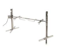 Suckling Pig Grill with Motor Barbecue| Height Adjustable Electrical | Stainless Steel Skewer Set for Pig Rotisserie Hog Lamb Campfires, Camping and Garden | Rotisserie 40 kg/88 lbs Load